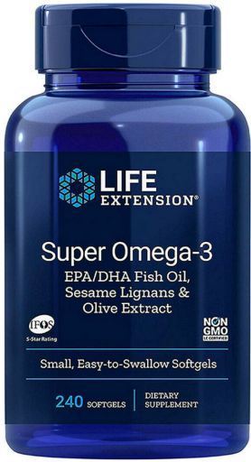 Omega 3 Epa Dha 鱼油、芝麻木脂素、橄榄提取物、磷虾和虾青素 240 颗珍珠