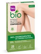 Bio Natural 0％脱毛身体蜡带20单位