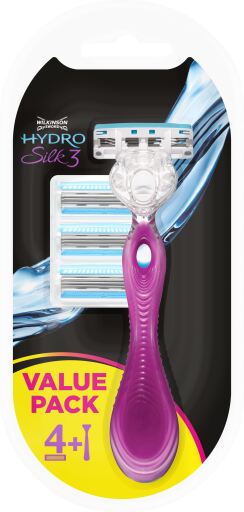 Hydro Silk 3混合剃须刀+3刀片