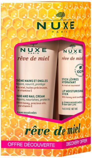 Rêve de Miel 护手霜和指甲霜 30 毫升 + 唇膏 4 克